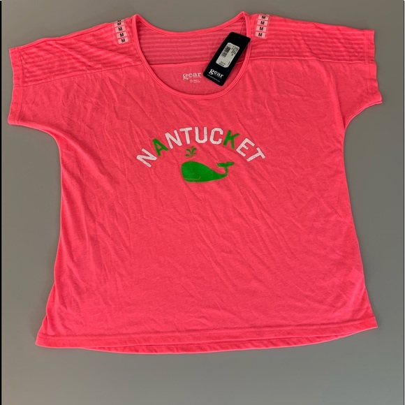 Gear For Sports Tops - NANTUCKET TEE SHIRT - NWT-Medium- Hot pink
